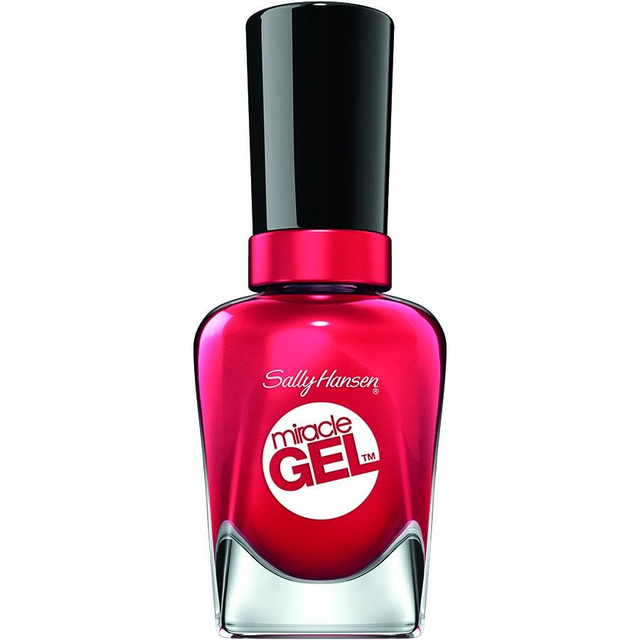 Sally Hansen Miracle Gel Nail Polish Off With Her Red Lac Unghii 15 ml