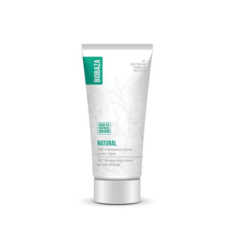 Biobaza Natural Moisturizing Cream For Face And Body  Lotiune Corp 30 g