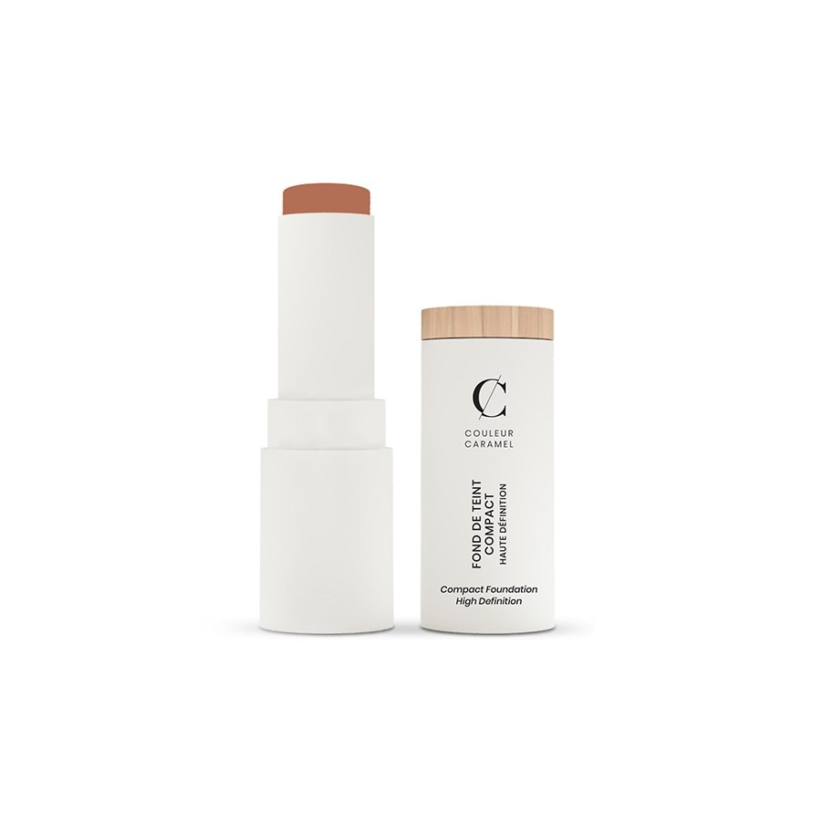Couleur Caramel High Definition Compact Founda Beige Foncé Fond Ten 9 g