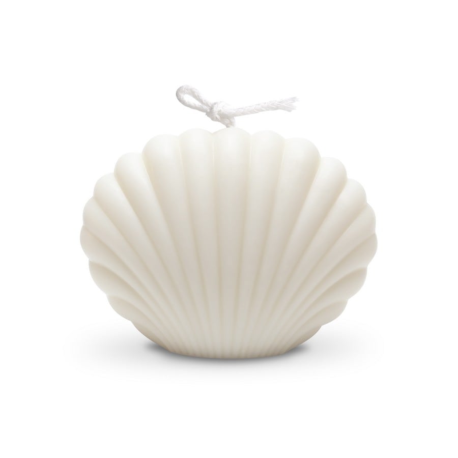 Meloni Lumanare Decorativa Scoica Alb Lumanari 1 Bucată