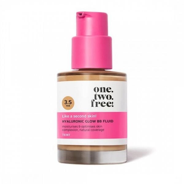 one.two.free! Hyaluronic Glow BB Fluid .Tan Fond Ten 30 ml
