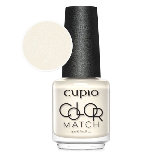 Cupio Color Match Nail Milky White Lac Unghii 15 ml