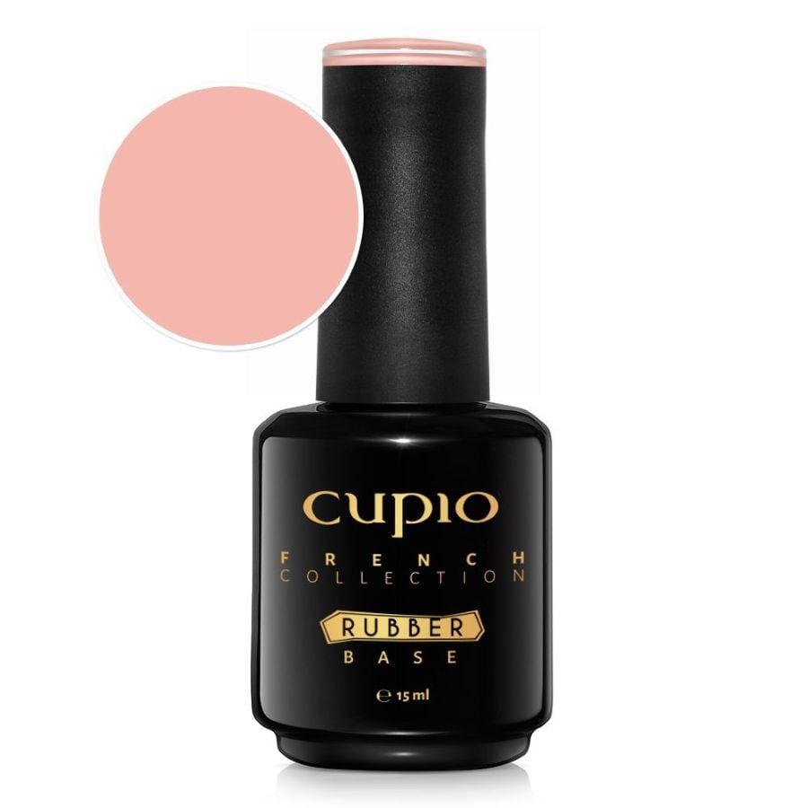 Cupio Rubber Base French Collection Nude Peach Base Coat 15 ml