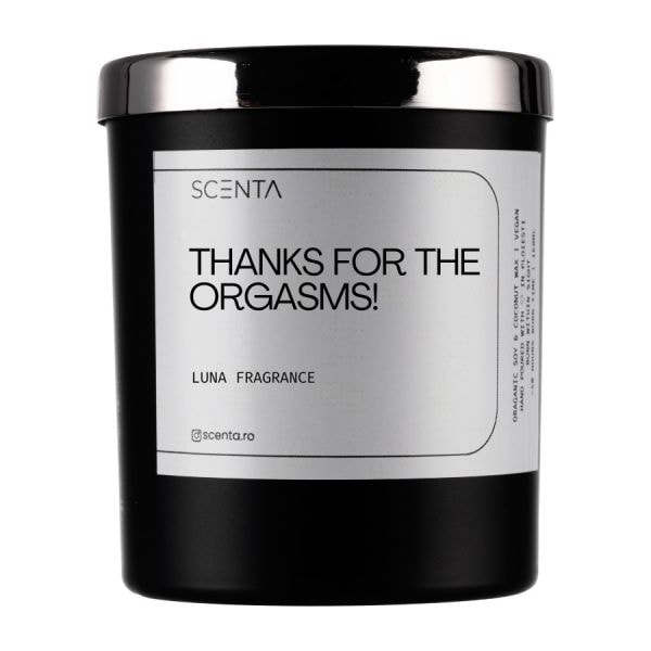 Scenta Thanks For The Orgasms!  Lumanari 160 ml