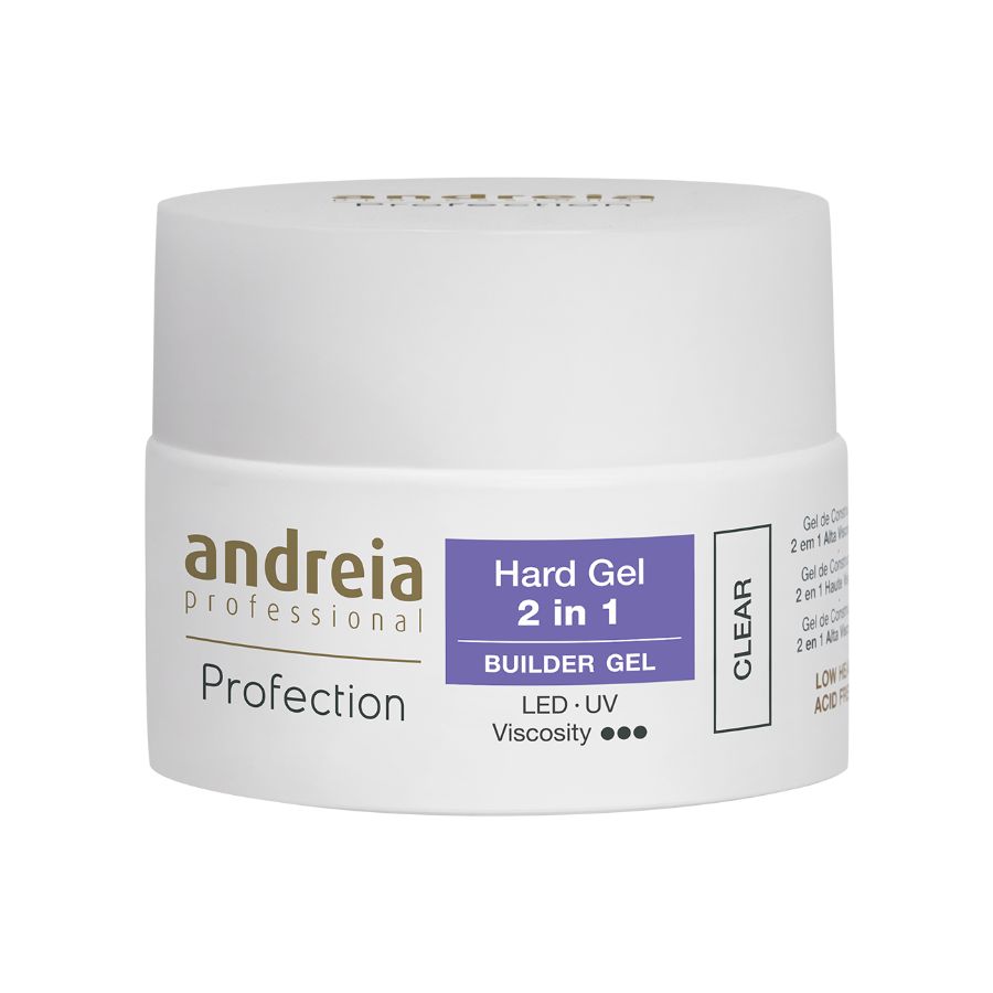 Andreia Professional Profection Hard Gel 2 In 1 Clear Lac Unghii 44 g