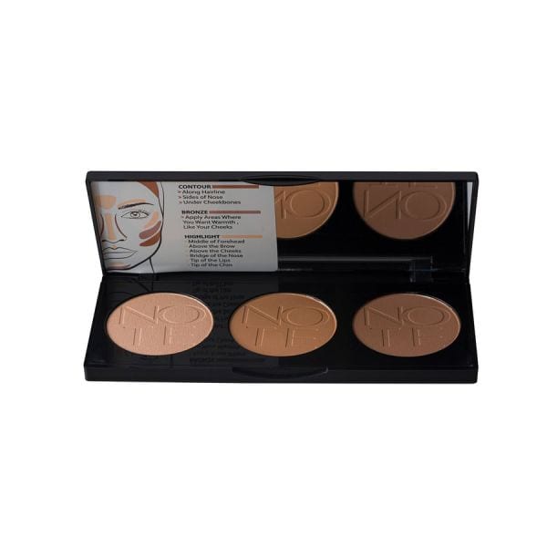 Note Cosmetique Perfecting Contouring Powder Palette Medium to Dark Paleta Machiaj 15 g