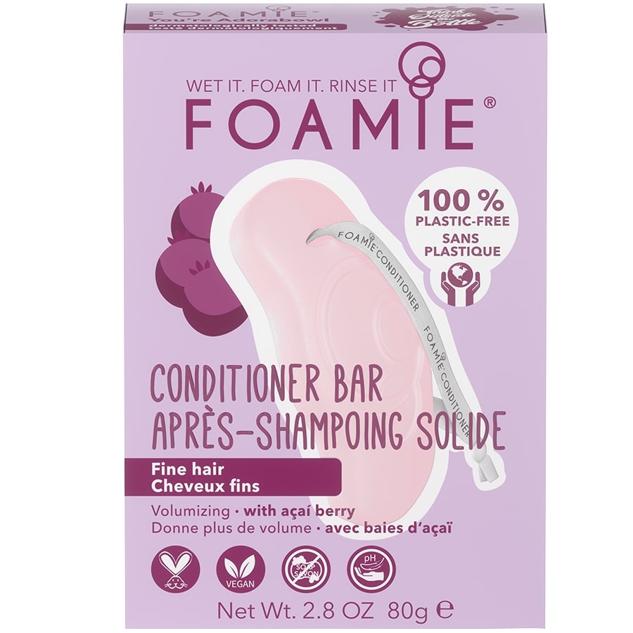 Foamie Youre Adorabowl Acai Conditioner Bar For Volume  Balsam 80 g