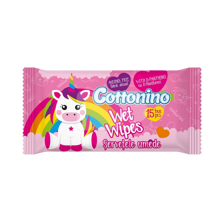 Cottonino Servetele Umede Pink Unicorn  Servetele Umede 1 Bucată
