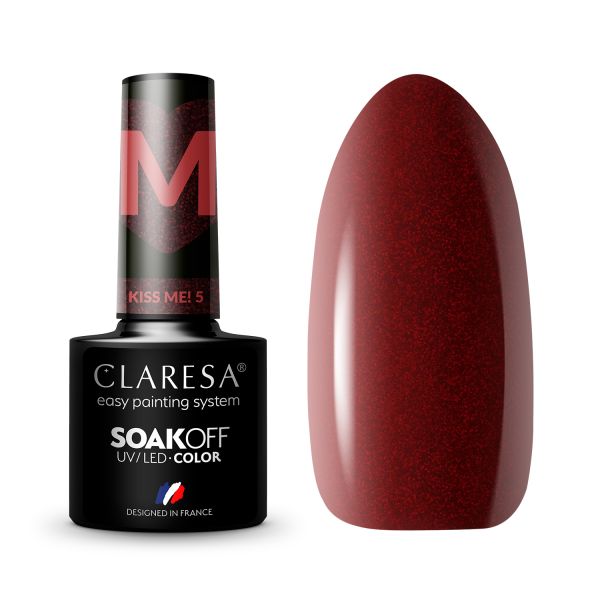Claresa SoakOff UV/LED Color Kiss Me!  Lac Unghii 5 g