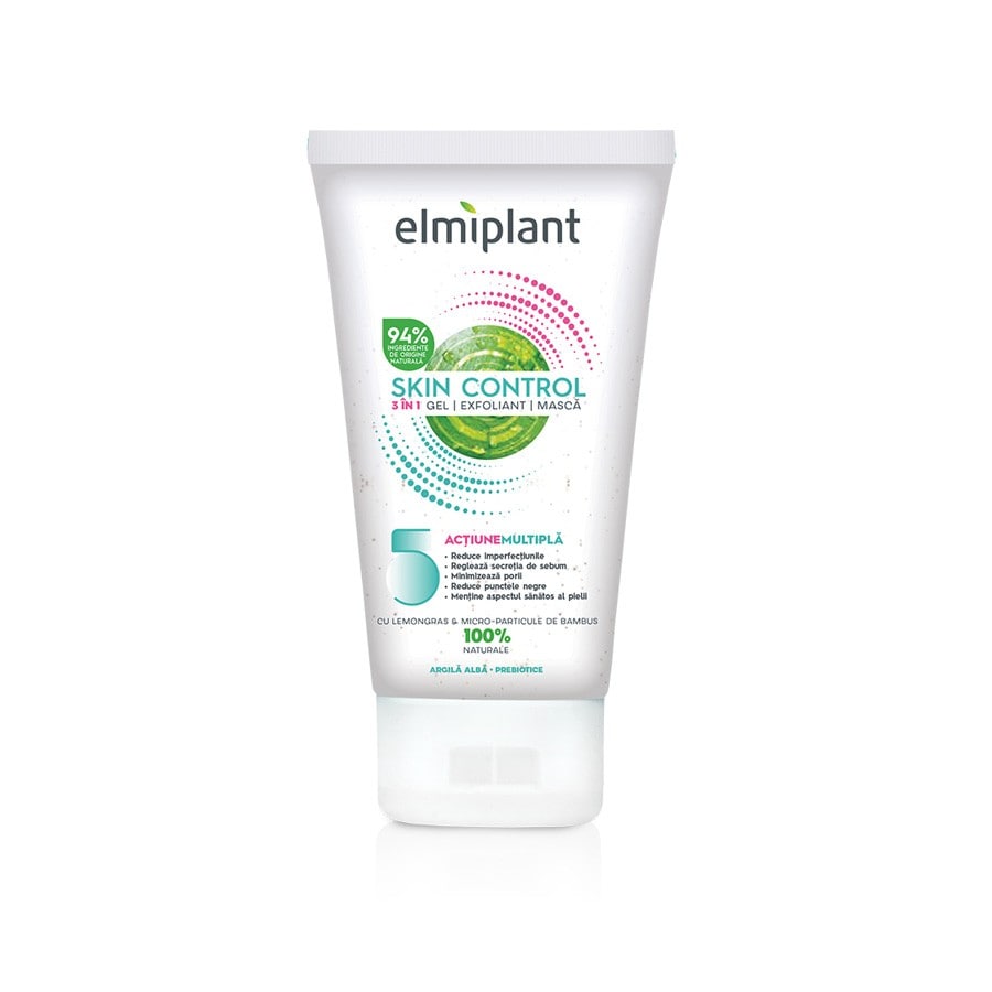 Elmiplant Exfoliant-Masca 3 In 1 Gel  Exfoliant Fata 150 ml