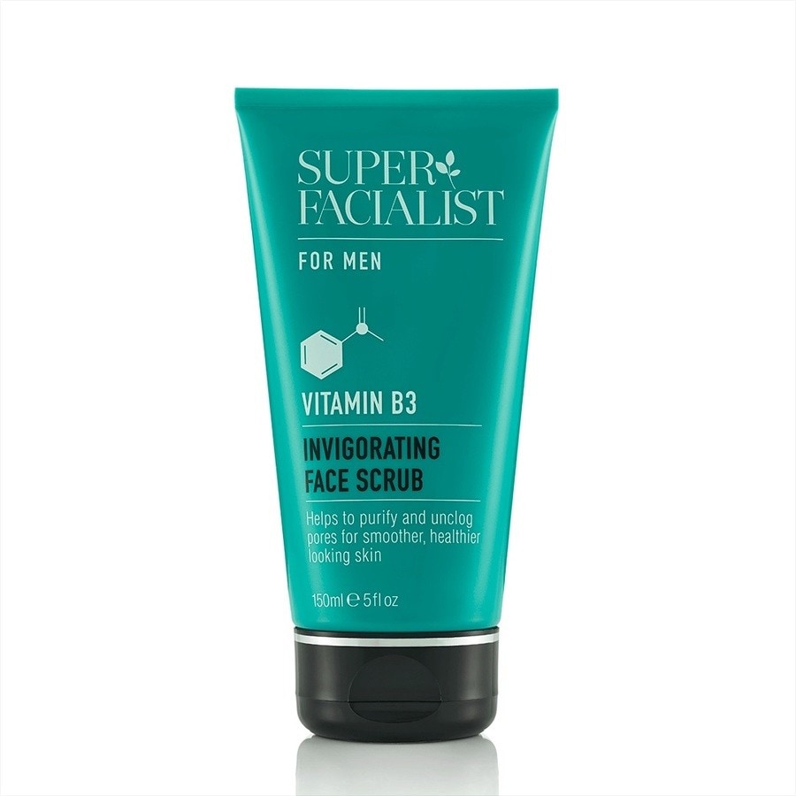 Super Facialist Men Invigorating Face Scrub  Exfoliant Fata 150 ml