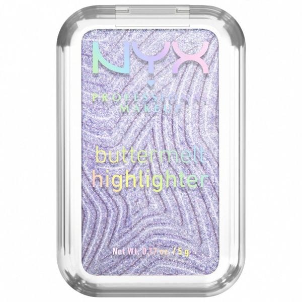 NYX Professional Makeup Buttermelt Highlighter Butta - Holographic lavender Iluminator 5 g