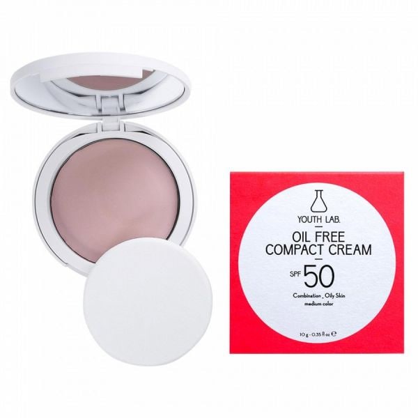 Youth Lab. Oil Free Compact Cream SPF 50 Medium Fond Ten 10 g