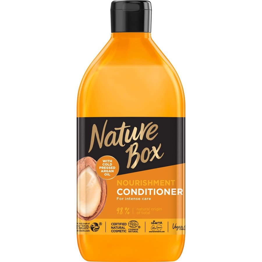 Nature Box Balsam Hranitor Cu Ulei De Argan Presat La Rece  Balsam 385 ml
