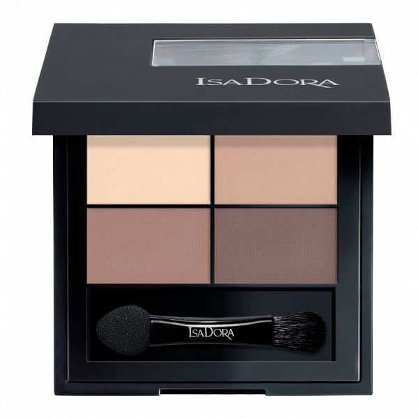 Isadora Bronzing Collection Eyeshadow Quartet Muddy Nudes Paleta Machiaj 4 g