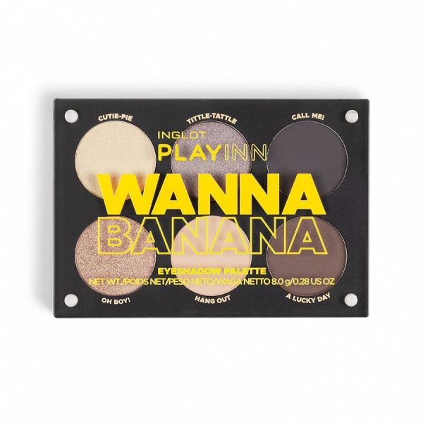 Inglot Playinn Wanna Banana Eyeshadow  Paleta Machiaj 1 Bucată