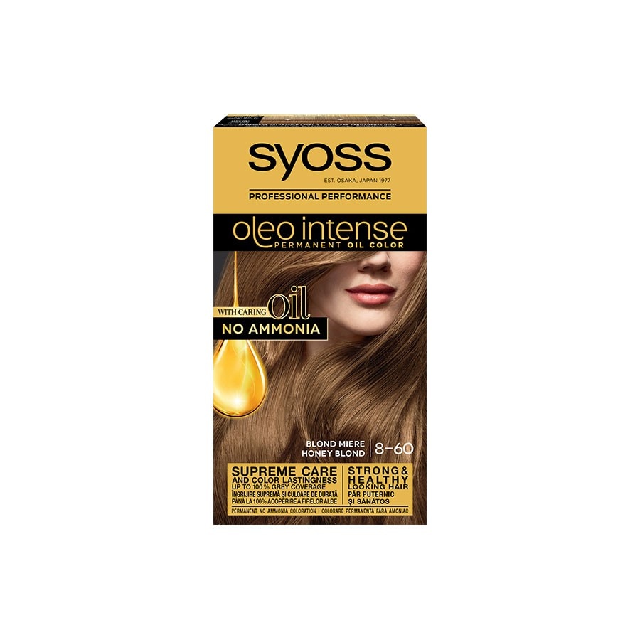 Syoss Vopsea De Par Permanenta Oleo Intense Blond Miere Vopsea 115 ml