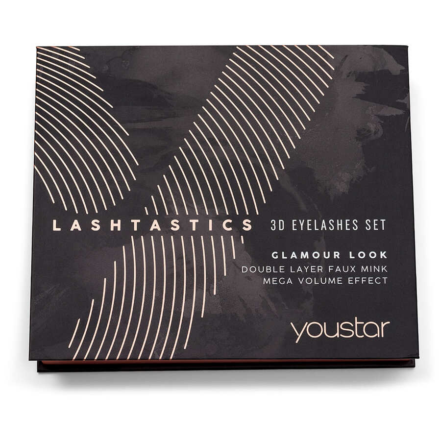 Youstar Lashtastics 3D Eyelash Set Glamour Look  Gene False 1 Bucată