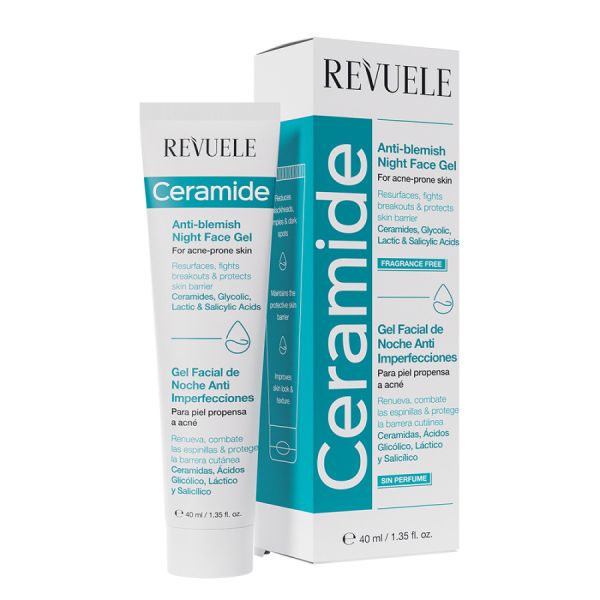 Revuele Anti Blemish Face Night Gel  Crema Fata 40 ml