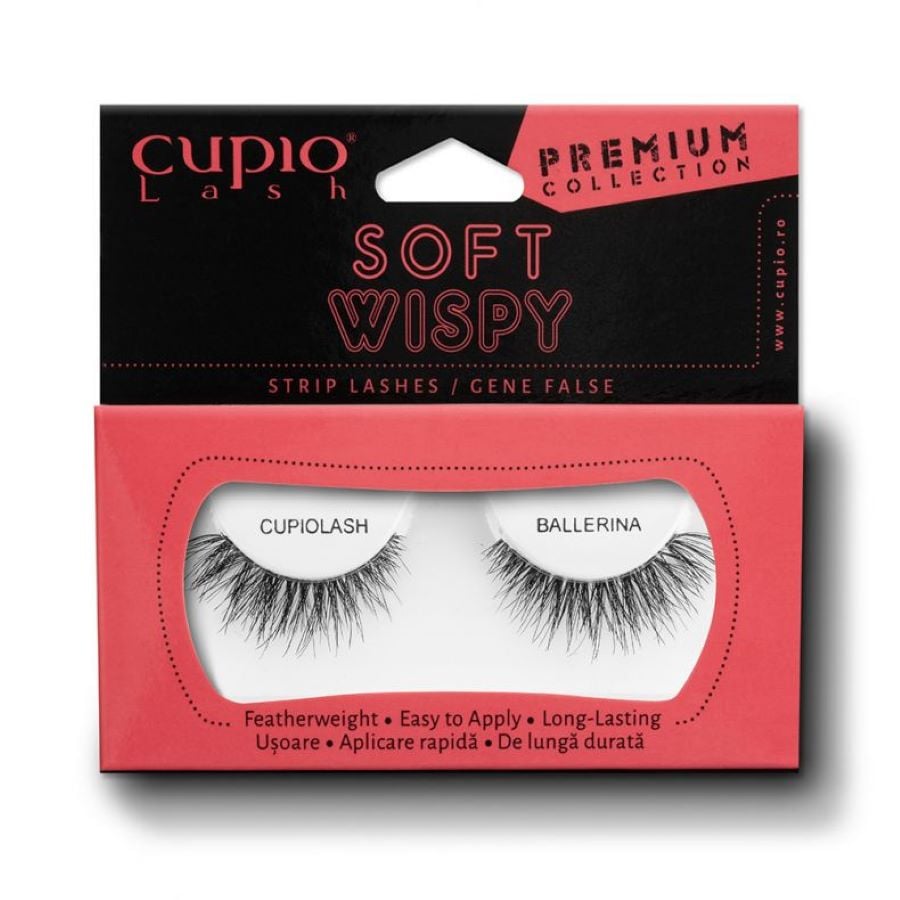 Cupio Gene False Banda Soft Wispy Lashes Ballerina  Gene False 1 Bucată