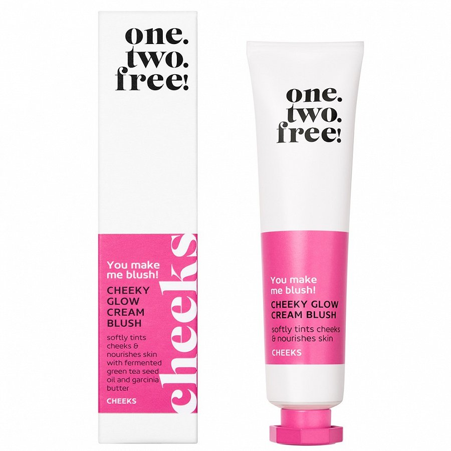 one.two.free! Cheeky Glow Cream Blush Cheeky Coral  Fard Obraz 15 g