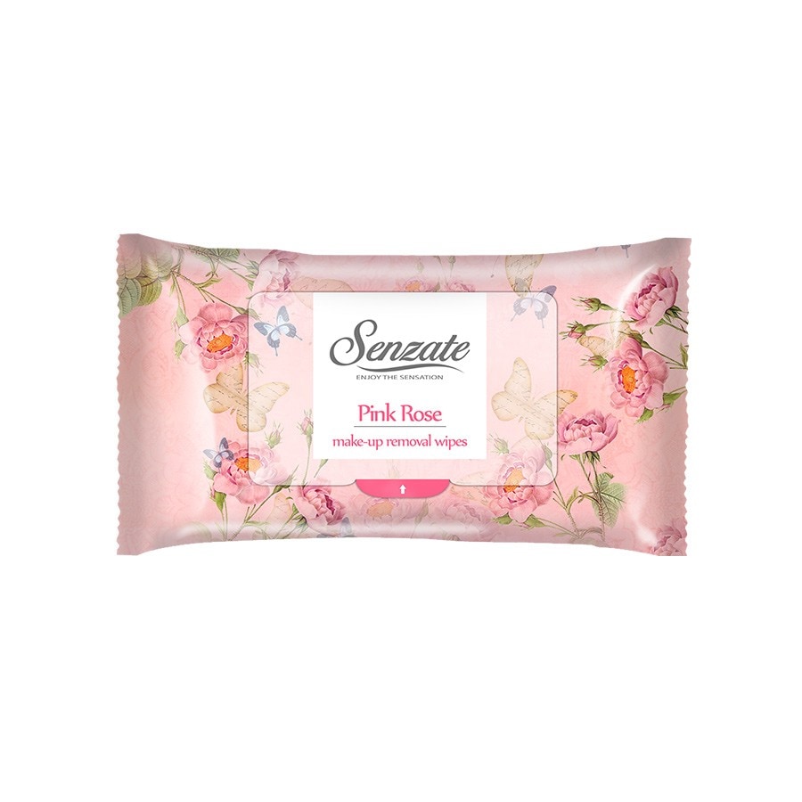 Senzate Servetele Demachiante Pink Rose  Servetele Demachiante 25 Bucăți