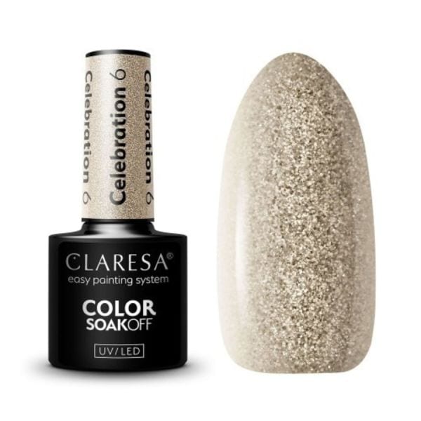 Claresa Color  SoakOff UV/LED Celebration  Lac Unghii 5 g